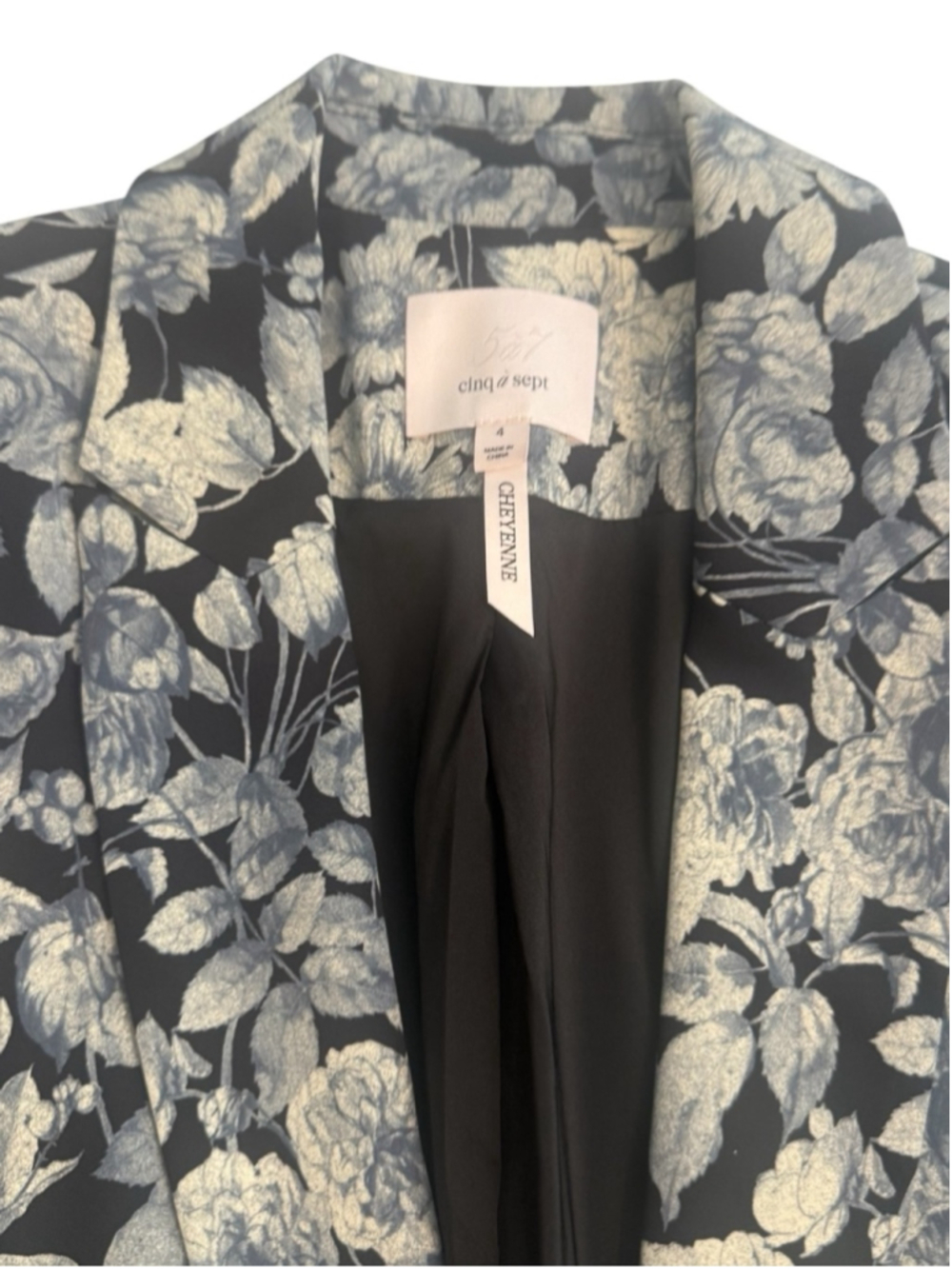 cinq a sept Suit Set, Karlie Blazer and Myla Pants in Tumbling Floral - Picture 13 of 16